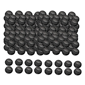 100pcs Breathing  Filter -Way Exhaust  Face  Accessories Black