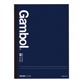 KOKUYO student office Gambol advanced series wireless binding book notebook easy to tear 8mm horizontal line B5/50 page 5 this / package black WCN-GNB1554