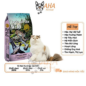 Mới Thức Ăn Cho Mèo Persian Ba Tư Bao 500g Taste Of Wild Vị Chim Cút