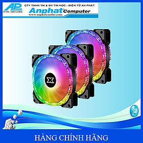 Mua Quạt tản nhiệt Xigmatek Galaxy III ROYAL BR120 ARGB EN46119 (PACK x3 ) - Hàng Chính Hãng