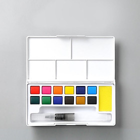 Màu Nước Nén Water Color Cao Cấp Tiện Lợi (Tặng kèm bút nước + 1 palette + 2 miếng mút )