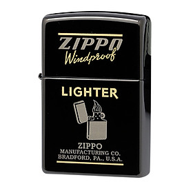 Bật Lửa Zippo 28535 Windproof Black Ebony