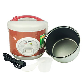Mua Nồi cơm điện nắp gài 1Lit Fujika FJ-CM10  công suất 400W  lồng men chống dính  màu ngẫu nhiên-Hàng chính hãng