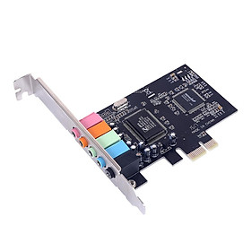 Card âm thanh PCI-E CMI8738 5.1 cho máy tính để bàn Hỗ trợ âm thanh đầu ra âm thanh vòm 6