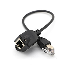 Rugged Network Cable Extension Cable RJ 45 Male To Female Connector For Router,