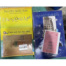 Hình ảnh sách Combo sách Nguyễn Nhật Ánh : Làm bạn với bầu trời + Đảo mộng mơ ( tặng kèm BOOKMARK HAPPY LIFE )