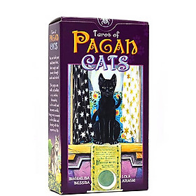 Bài Tarot Of Pagan Cats	 78 Lá Bài Bỏ Túi Tặng File Tiếng Anh Và Đá Thanh Tẩy