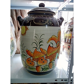 Mua Hũ đựng rượu gạo Bát Tràng loại 20L