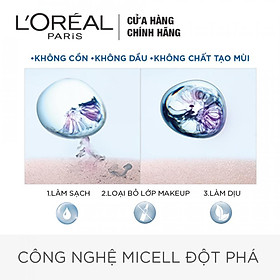 Hình ảnh Nước Tẩy Trang Tươi Mát L'Oreal Paris Micellar Water (400ml)