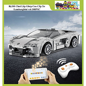 Bộ Đồ Chơi Điều Khiển Từ Xa, Mô Hình Siêu Xe, Đồ Chơi Lắp Ghép Technic Cao Cấp Mô Hình Xe Đua Thể Thao Ferrari Lamborghini Bugatti Với 300+ PSC