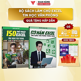 Combo 2 sách 150 Thủ Thuật Excel và 90 Hàm Excel ĐÀO TẠO TIN HỌC Chuyên Ứng Dụng Văn Phòng