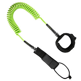 Dây leash - Dây buộc chân chèo SUP (SUP Leash)-Màu xanh lá