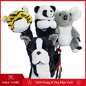 Bọc đầu gậy golf hình thú kute dễ thương cover driver bảo vệ gậy golf BD029