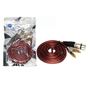 Mua DÂY TÍN HIỆU 1 ĐẦU CANON CÁI RA 2 ĐẦU BÔNG SEN DÀI 1 5 MÉT