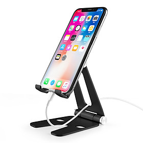 Giá Đỡ Để Bàn Điện Thoại Di Động, Máy Tính Bảng, Ipad Mini Hợp Kim Nhôm Cao Cấp Kích Thước 8x10x11 Cm Hàng Chính Hãng