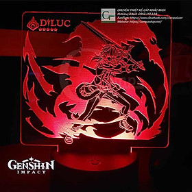 Mua Đèn Ngủ Genshin Impact Diluc Type 2