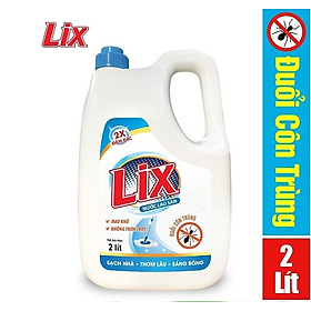 Nước lau sàn Lix đuổi côn trùng dung tích 2L - NLS2