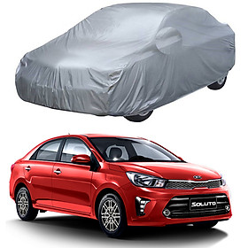 Bạt Phủ xe Ô Tô Kia Soluto, Bạt Trùm Xe Hơi Chắn Nắng Chất Vải Dù Siêu Bền Chống Mưa Nắng Bảo Vệ xe