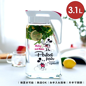 Bình nước nắp khóa Asvel Drink Vio 3.1L làm từ nhựa AS cao cấp kháng khuẩn - nội địa Nhật Bản