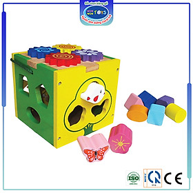 Đồ chơi gỗ Hộp thả khối đa năng | Winwintoys 67022 | Phát triển trí thông minh ,sự khéo tay | Đạt tiêu chuẩn CE và TCVN