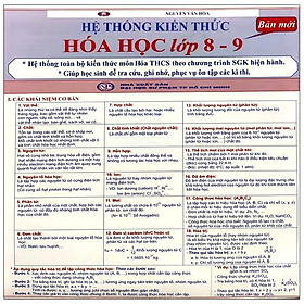 Hình ảnh Hệ Thống Kiến Thức Hóa Học 8-9