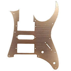 HSH Electric Guitar Protective Pickguard Scratch Plate for ST Guitar Parts, Silver/Golden
