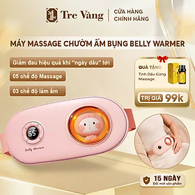 [Quà 8/3] Máy Chườm Bụng Kinh - Giảm Đau Bụng Kinh - TRE VÀNG LS01 - Đai Chườm Nóng - Quà Tặng Bạn Gái