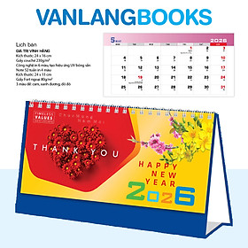 Lịch Bàn 2026 Vanlangbooks - Giá Trị Vĩnh Hằng (VLLB13)
