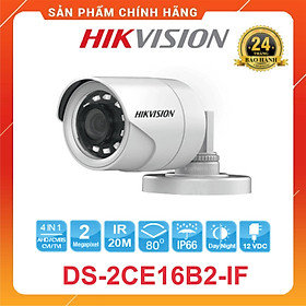 Mua Camera quan sát Hikvision DS-2CE16B2-IF 2Mp  chống nước ngoài trời kết hợp với mọi loại đầu thu- HÀNG CHÍNH HÃNG