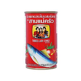 Cá nục xốt cà 3 Cô Gái hộp 155g-3133543
