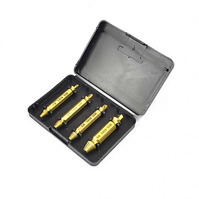 Mua Bộ 4 mũi tháo bu lông ốc vít gãy toét đầu thép HSS 4341 phủ TiN