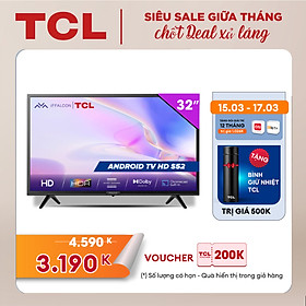 Android Tivi iFFALCON 32 inch 32S52 - Hàng chính hãng - Bảo hành 2 năm