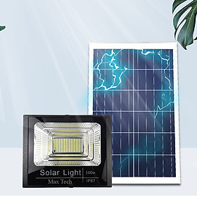 Mua Đèn năng lượng mặt trời 100Wt - Hoàn toàn không sử dụng điện  có điền khiển từ xa - D1146