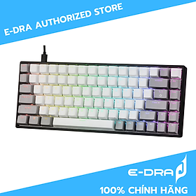 Bàn Phím Cơ chuyên GAME EDRA EK384 - Keycaps PBT - LED RGB - Hàng Chính Hãng