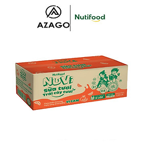 Thùng 24 túi NuVi Sữa lắc trái cây hương Cam túi NuVi Power 110 ml TU.NCT110TI NUTIFOOD