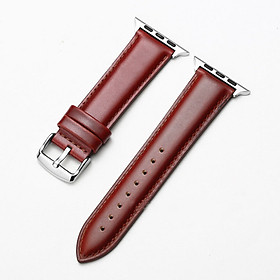 Mua Dây Đeo Thay Thế Dành Cho Apple Watch 38/40/41/42/44/45/49mm (Chất liêu Da bò Sáp Dầu)