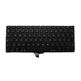 Black Portuguese Layout Full-Size Keyboard for   Pro 15 In A1286