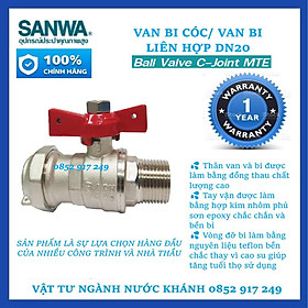 Mua Van cóc Sanwa Thái Lan nối đồng hồ nước BV20CJ+MTE 3/4    có xuất hóa đơn VAT