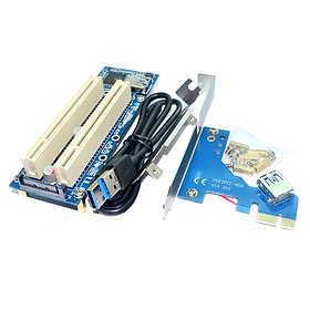 Mua Card chuyển đổi PCI-E 1X sang 2 PCI thường