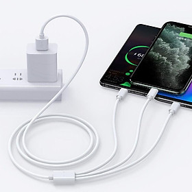 Mua Dây Sạc 3 Đầu - Cáp Sạc Nhanh 3 In 1