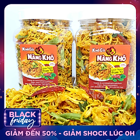 1 Kí Khô gà lá chanh loại ngon ( Giòn ngon - Đậm vị ) thương hiệu Nàng Khô