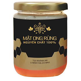 Mật Ong Rừng Nguyên Chất 100% - Loại 220ml - Mật màu hổ phách. Hương vị đậm đà hương đất dư vị hương hoa nhẹ. Tăng cường miễn dịch, giúp cơ thể có sức đề kháng tốt, chống lại virus, và các mầm bệnh