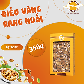 Điều vàng rang muối điều bóc vỏ Hodi- NaVi hộp giấy 350g