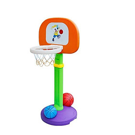 Cột bóng rổ có thể điều chỉnh được chơi ngoài trời giúp trẻ phát triển chiều cao hàng nhập khẩu