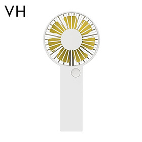 VH Mini Handheld Fan Portable Fan w/3 Speed Adjustable/USB Rechargeable Battery/Fashion Lanyard Cooling Face Fan Small