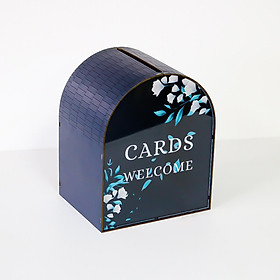 Acrylic  Storage Box Cards Holder  Box Large Money Box Case Decorative Box for Christmas Engagement Parties Wedding Envelope