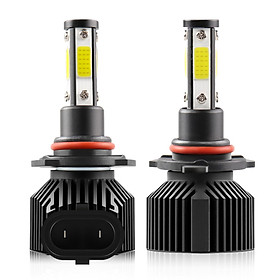2Pcs IP68 Waterproof Car LED Headlight Bulbs LED Driving Lamp All-in-one Conversion Kit H7 50W