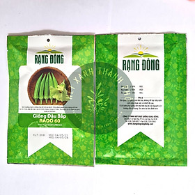 Hạt giống Đậu Bắp Cao Sản, Trồng Quanh Năm, Dễ Chăm Sóc (gói 20 gram) - Hạt giống Rạng Đông