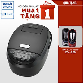 Nồi cơm điện tử cao tần áp suất Tiger 5 trong 1 JPM-H18V (1.8L) TẶNG 1 MÁY XAY SINH TỐ KUVINGS KV-200 - Hàng Chính Hãng