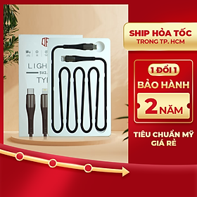 Chuẩn USA Dây cáp DURA Premium Type C/USB to Light MFI hàng chính hãng siêu cao cấp